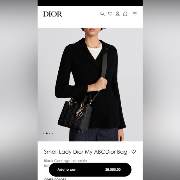 Authentic Lady Dior (Small) - Picture 3 of 4